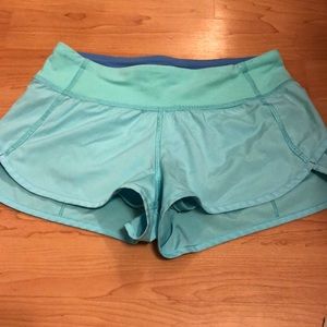 blue girls ivivva shorts